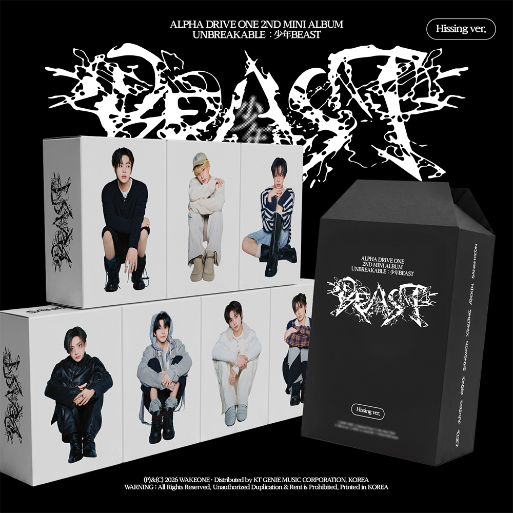 ald1 アルバム　hissing ver シンロン　少年BEAST UNBREAKABLE : 少年BEAST (Hissing Ver.) - ALPHA DRIVE ONE